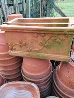 Terracotta wintervaste bloembak plantenbak, Tuin en Terras, Ophalen of Verzenden, Zo goed als nieuw