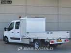 Renault Master 145PK Open Laadbak Dubbellucht 3,5t Trekhaak, Stof, Gebruikt, 4 cilinders, Wit