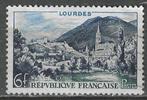 Frankrijk 1954 - Yvert 976 - Toerisme - Lourdes  (ST), Postzegels en Munten, Verzenden, Gestempeld