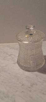 Kristallen vaas/pot met deksel., Antiek en Kunst, Ophalen