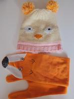 Muts kuikentje en sjaal vosje - Filou - maat 2-3 jaar, Kinderen en Baby's, Kinderkleding | Mutsen, Sjaals en Handschoenen, Setje