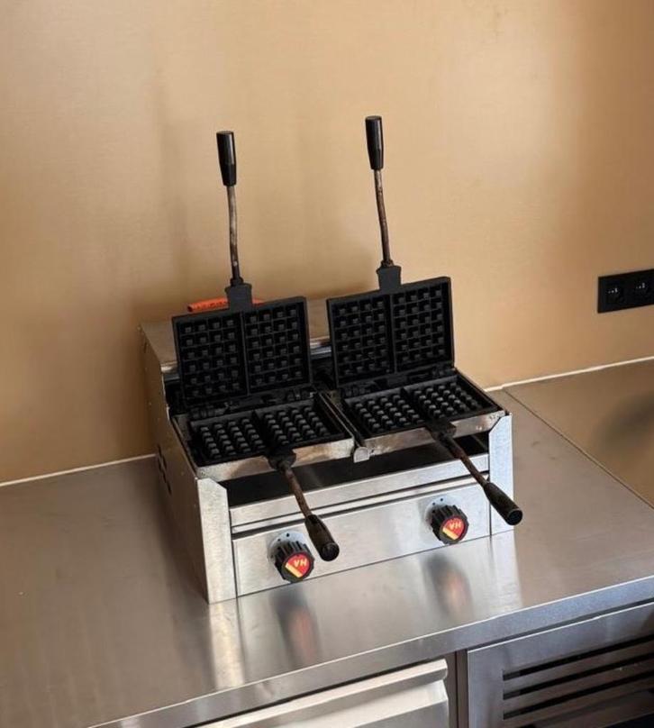 Wafelijzer op gas professioneel, Elektronische apparatuur, Wafelijzers, Gebruikt, Ophalen