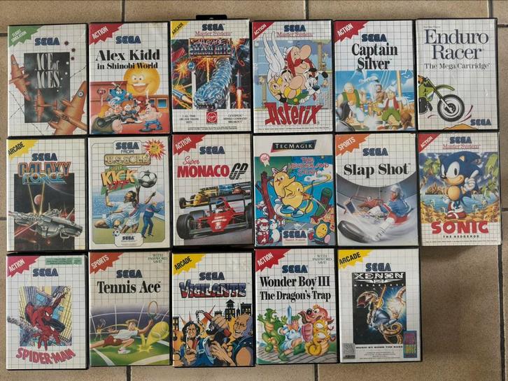 Sega MasterSystem spellen, Games en Spelcomputers, Games | Sega, Master System, Ophalen of Verzenden