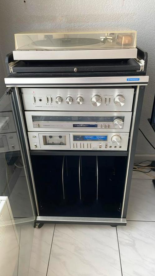 Pioneer stereo-installatie jaren 70, TV, Hi-fi & Vidéo, Chaîne Hi-fi, Utilisé, Deck cassettes ou Lecteur-enregistreur de cassettes