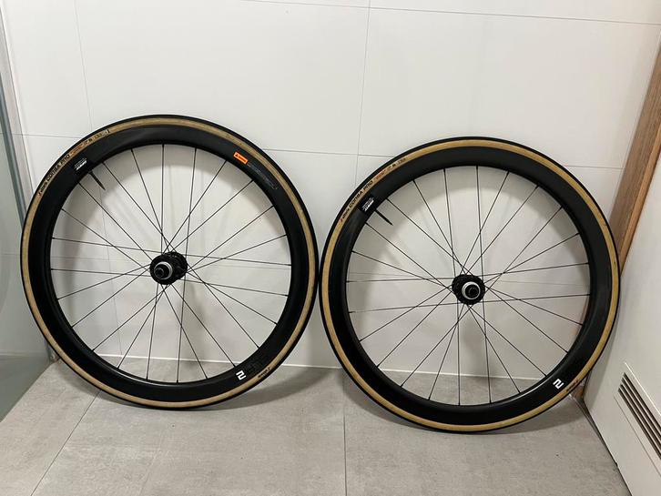 Giant slr 2 42mm carbon wielset (Shimano), Fietsen en Brommers, Fietsonderdelen, Zo goed als nieuw, Ophalen