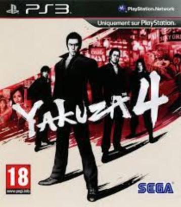 PS3 Yakuza 4-spel.