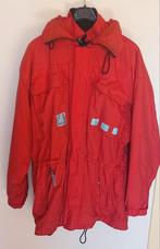 Ski / winterjas rood met fluo stroken, Ophalen, Zo goed als nieuw, Maat 56/58 (XL), Rood