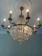 Kristallen luster, Huis en Inrichting, Lampen | Kroonluchters, Ophalen, Gebruikt