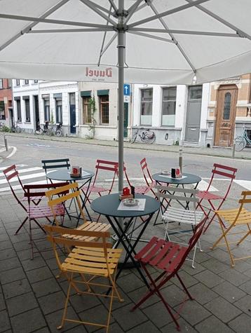 terras FERMOB 'bistro' (tafels en stoelen), Enlèvement, Utilisé, Mobilier