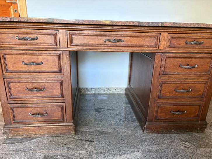 Bureau en chêne, Maison & Meubles, Bureaux, Utilisé, Bureau, Enlèvement