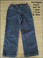 Blauwe 7/8ste jeanslegging Damart 38, Comme neuf, Bleu, Damart, W28 - W29 (confection 36)