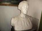 Jef Goossens art deco c1925 buste portret stucco enig exempl, Ophalen