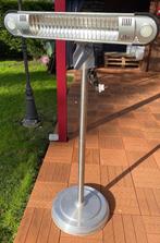 Elektrische terrasverwarmer met verlichting, Tuin en Terras, Terrasverwarmers, Ophalen, Gebruikt, Elektrisch, Vloer