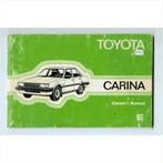 Toyota Carina Instructieboekje 1981 #1 Engels, Autos : Divers, Modes d'emploi & Notices d'utilisation, Enlèvement ou Envoi