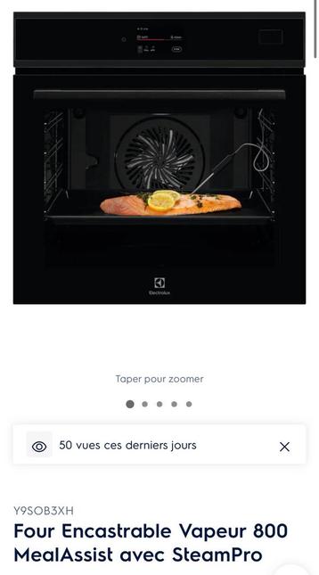 AEG SteamPro 800 MealAssist ingebouwde stoomoven beschikbaar voor biedingen
