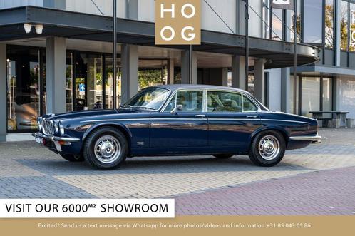 Jaguar XJ 5.3 V12 (bj 1976, automaat), Auto's, Oldtimers, Bedrijf, Te koop, Lederen bekleding, Jaguar, Benzine, Berline, 4 deurs