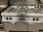 Professioneel gasfornuis 6 bekkens 90cm x 120cm, Zakelijke goederen, Ophalen, Gebruikt, Fornuis, Frituur en Grillen