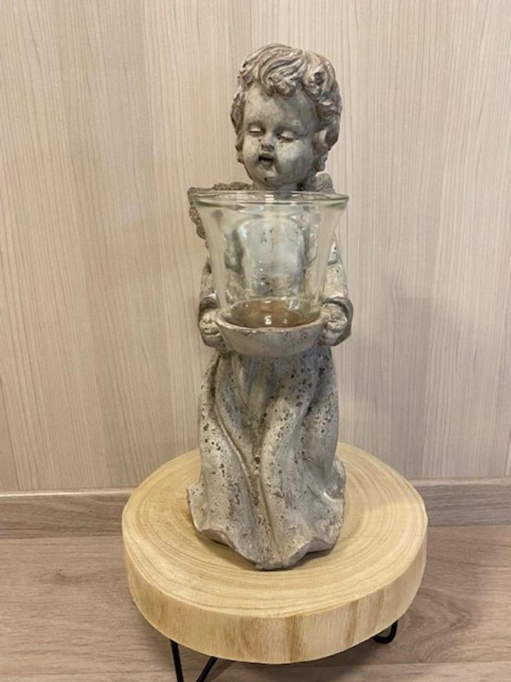 Décoration de Noël : ange en pierre, Divers, Noël, Comme neuf, Enlèvement ou Envoi