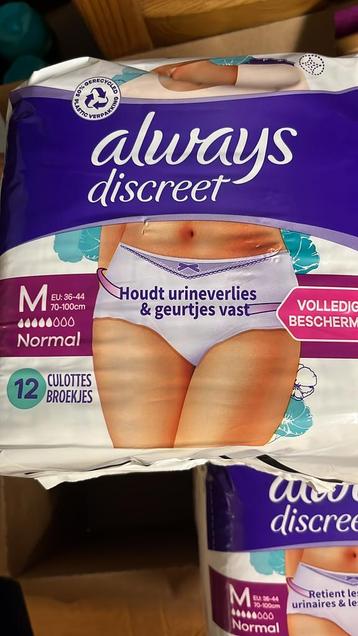 Te koop: Always discreet broekjes Medium