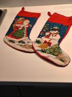 Set van 2 vintage kerstsokken, Diversen, Kerst, Ophalen of Verzenden