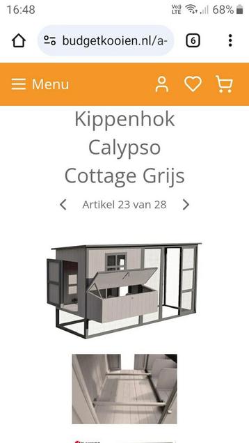Kippenhok Calyso cottage, Ophalen