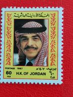 Jordanie 1987 - Koning Hussain, Midden-Oosten, Ophalen of Verzenden, Gestempeld