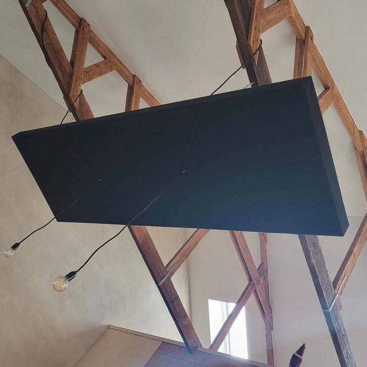 Zwart akoestisch paneel met moderne look, Doe-het-zelf en Bouw, Platen en Panelen, Zo goed als nieuw, Ophalen