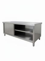 Nieuw RVS werkkast met schuifdeuren - 200x60cm, Ophalen of Verzenden, Nieuw in verpakking, Inox Meubilair