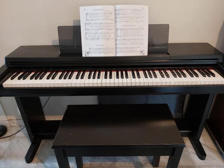 Digitale piano Yamaha Clavinova CLP-650, Muziek en Instrumenten, Piano's, Gebruikt, Piano, Zwart, Digitaal, Ophalen