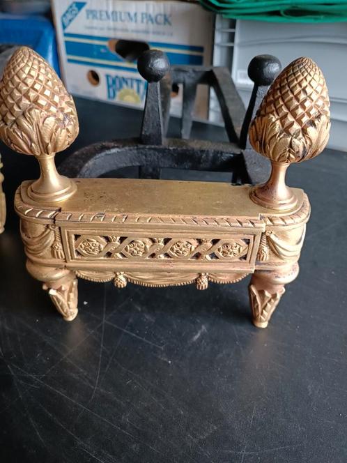 Chenets bronze, Antiek en Kunst, Antiek | Keramiek en Aardewerk, Ophalen