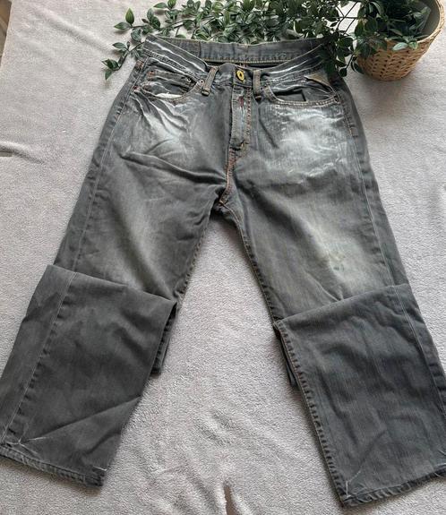 Replay Grijs Vintage Jeans Broek Size: L, Kleding | Heren, Spijkerbroeken en Jeans, Gedragen, Overige jeansmaten, Grijs, Ophalen of Verzenden