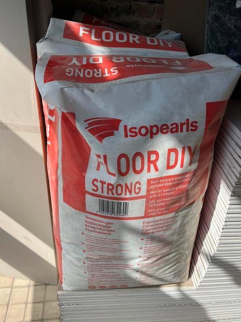 Isolatie beton isopearls diy strong, Doe-het-zelf en Bouw, Isolatie en Afdichting, Nieuw, Vloerisolatie, Overige materialen, 4 tot 8 cm