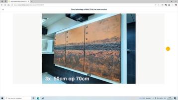 Groot landelijk 3-luik, schilderij.  2 halen 1 betalen  nr 7 beschikbaar voor biedingen