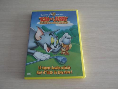 TOM EN JERRY DE BESTE ACHTERVOLGINGEN!, Cd's en Dvd's, Dvd's | Tekenfilms en Animatie, Zo goed als nieuw, Amerikaans, Tekenfilm