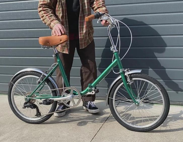 NIEUW 70’s retrolook vouwfiets, Vélos & Vélomoteurs, Vélos | Vélos pliables, Neuf, Autres marques, 20 pouces ou plus, Partiellement pliable
