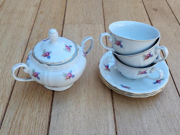 Vaisselle tchécoslovaque - service à thé, Antiek en Kunst, Antiek | Servies los, Ophalen of Verzenden