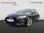 Audi A5 Sportback A5 Sportback 40 TFSI S line OPF S tronic, Auto's, Automaat, Zwart, Lederen bekleding, A5