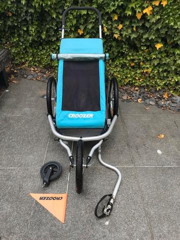 Croozer kid for 1 fietskar, Fietsen en Brommers, Ophalen, Opvouwbaar, Croozer, Zo goed als nieuw