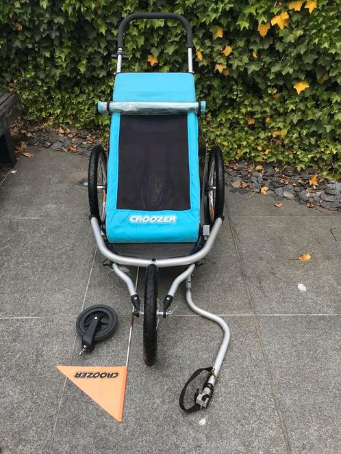 Croozer kid for 1 fietskar, Fietsen en Brommers, Fietsaccessoires | Aanhangwagens en Karren, Zo goed als nieuw, Kinderkar, 40 tot 60 kg