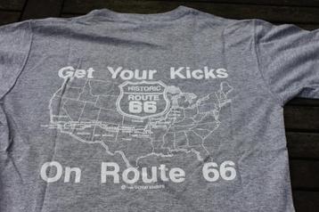 2 T-shirts Route 66 (M) beschikbaar voor biedingen