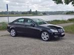Mercedes C200 CDI, Auto's, Euro 5, Achterwielaandrijving, Zwart, Leder en Stof