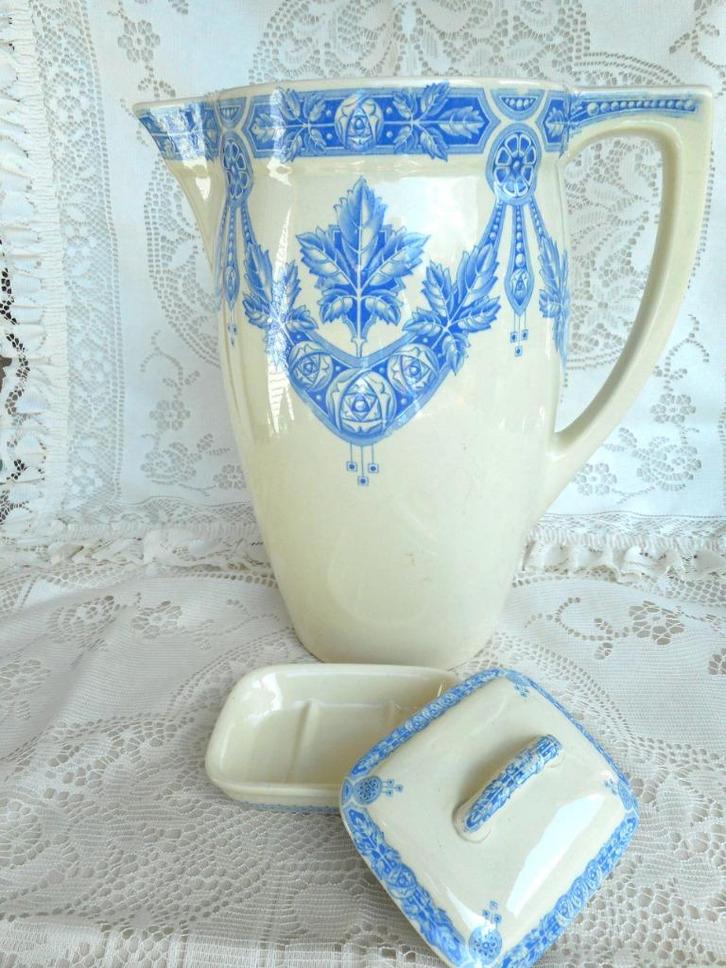 BOCH retro toiletset — EVA-serie — 2 stuks, Antiek en Kunst, Antiek | Keramiek en Aardewerk, Ophalen