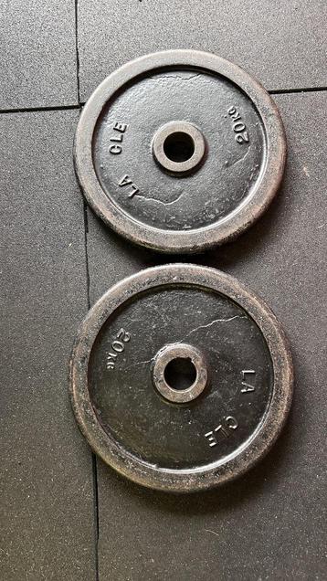 2 x 20kg 50mm gewichten beschikbaar voor biedingen