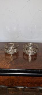 Wijnfleshouder, verzilverd, Ophalen, Zilver