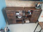 industriële meubels 2 x kasten. 1x bijzettafel 1x kapstok, Huis en Inrichting, Kasten | Dressoirs, Ophalen, Nieuw