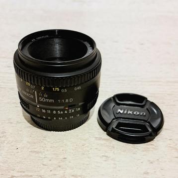 Nikon AF 50mm f/1.8 D – In perfecte staat beschikbaar voor biedingen