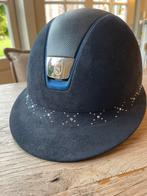 Cap Samshield blauw M, Animaux & Accessoires, Vêtements d'équitation, Comme neuf, Enfants, Enlèvement ou Envoi, Bombe