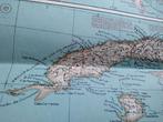 Geografische kaarten werelddelen  1957, Boeken, Overige gebieden, Ophalen, National geografic, Landkaart