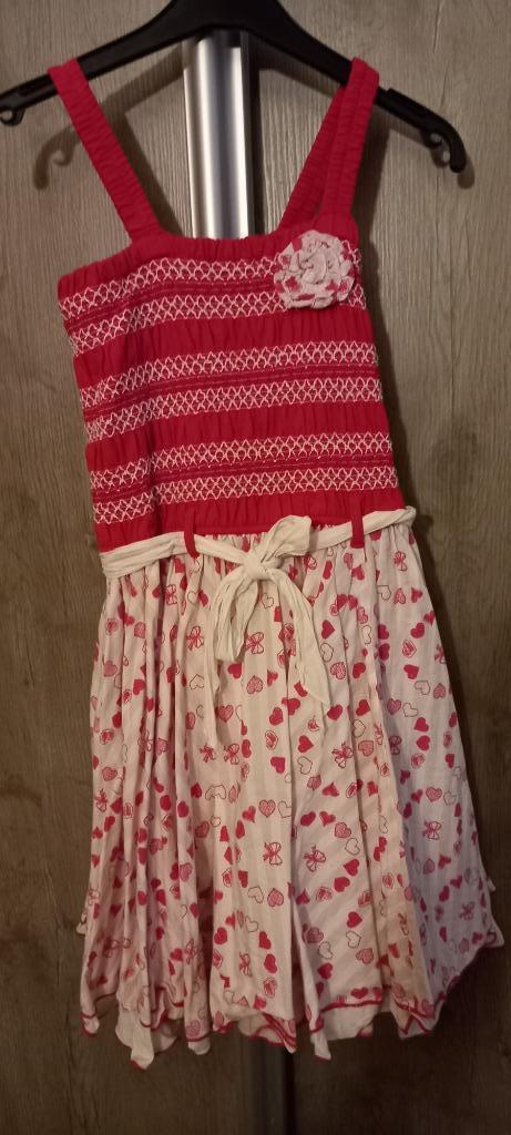 roze prinsessen jurk LOFff maat 128, Kinderen en Baby's, Kinderkleding | Maat 128, Zo goed als nieuw, Meisje, Jurk of Rok, Ophalen of Verzenden