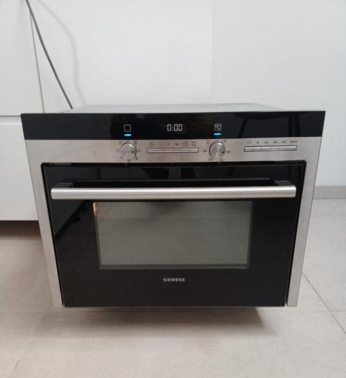 Siemens Inbouw combi Oven + Magnetron 45cm, Elektronische apparatuur, Ovens, Zo goed als nieuw, Inbouw, Oven met grill, Hete lucht